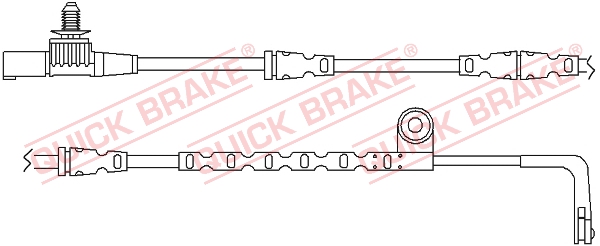 Czujnik zużycia klocka